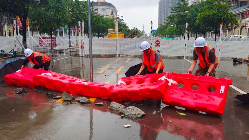 嚴陣以待抗台風 全力以赴保安(ān)全 | 珠海建工(gōng)集團堅守防禦超強台風“蘇拉”一線(xiàn)